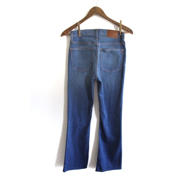Madewell Cali Demi-Boot Jeans in Marco Wash 25/0 Frayed Raw Hems - Picture 9 of 11